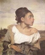 Eugene Delacroix Orphan Girl at the Cemetery (mk09) oil painting